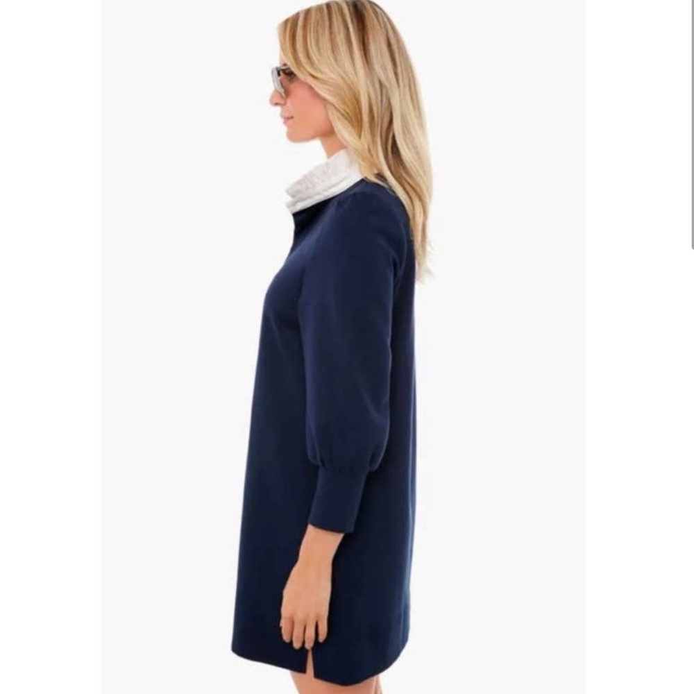 Tuckernuck Navy Dress with White Trim - Picture 2 of 13